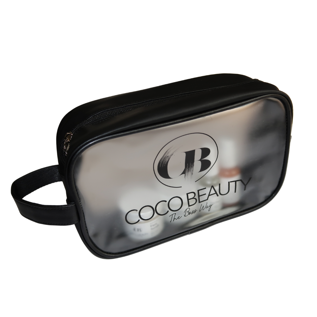 Travel size skincare bag