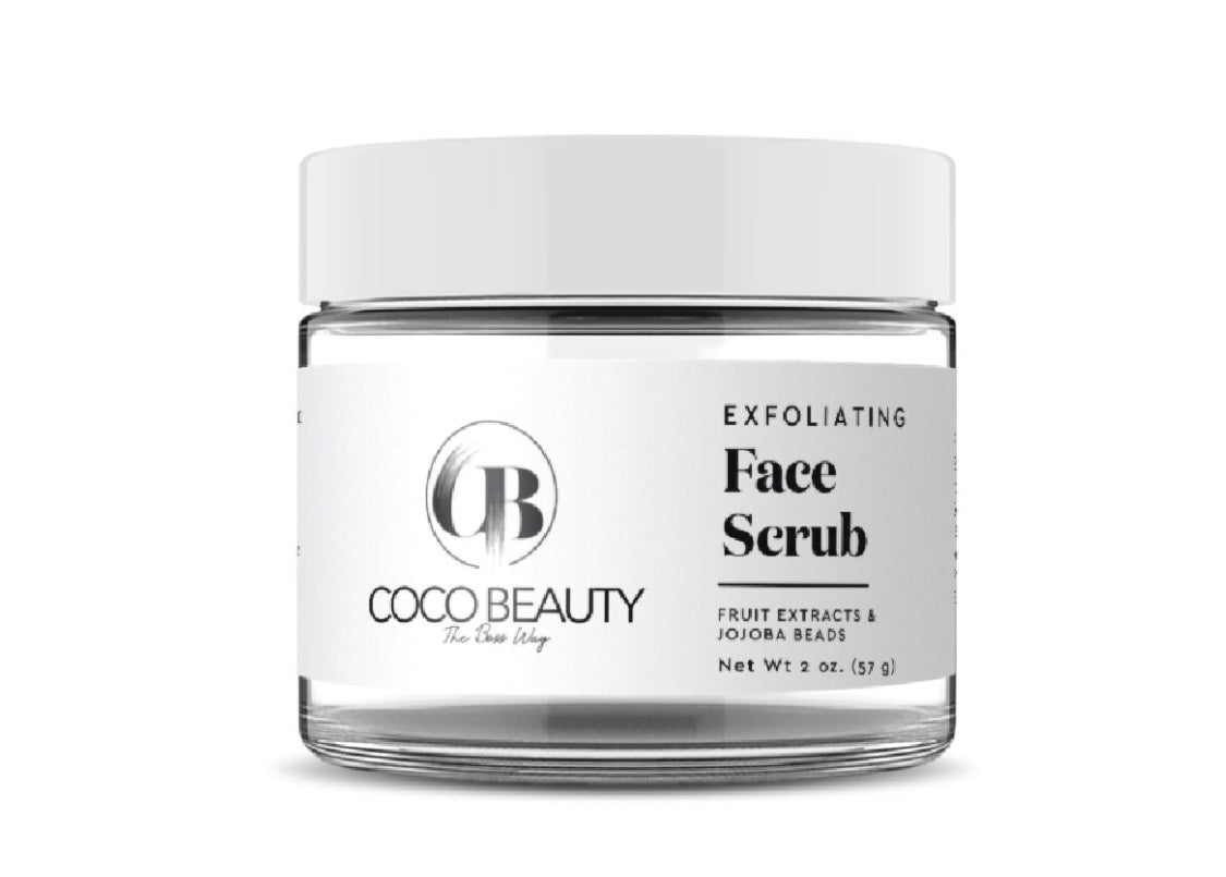 Exfoliating face scrub