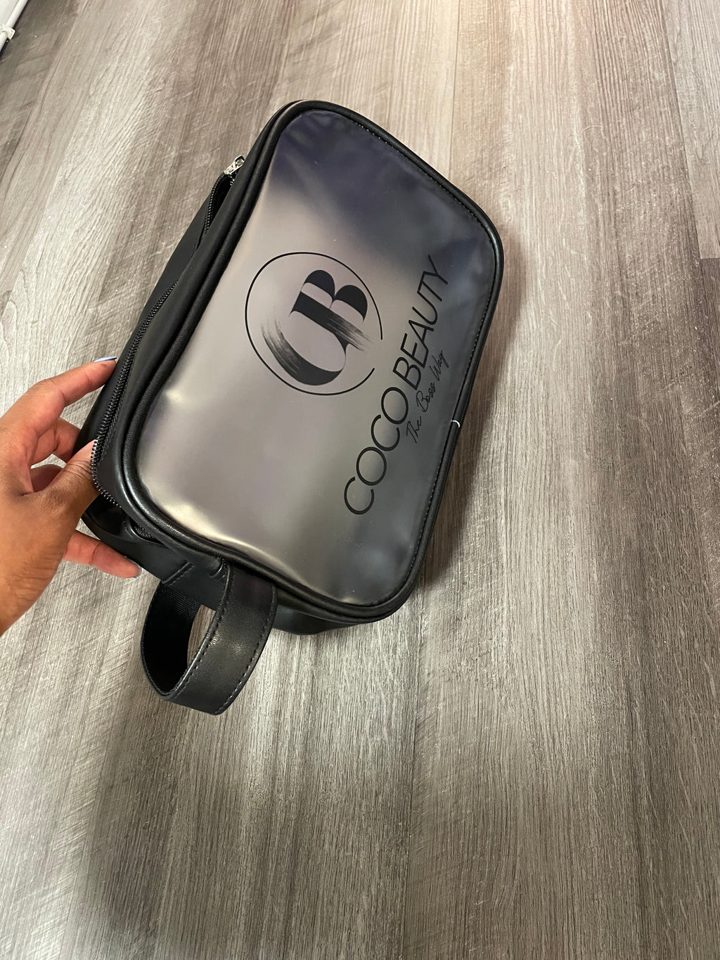 Travel size skincare bag