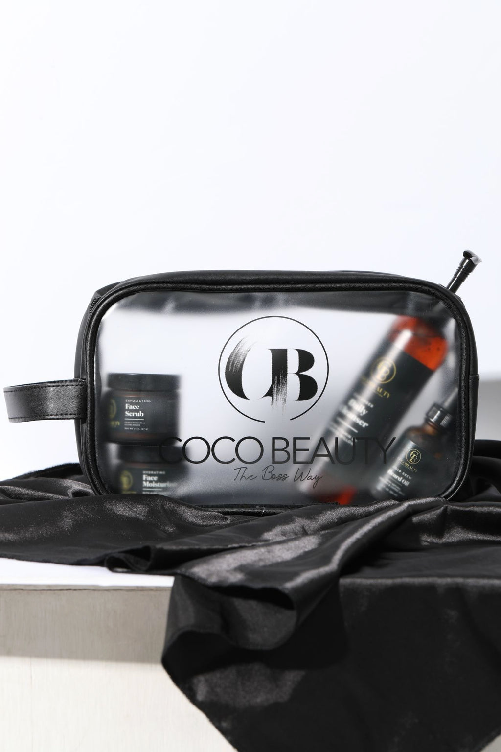 Travel size skincare bag